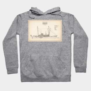 United States Revenue Cutter William P. Fessenden - SD Hoodie